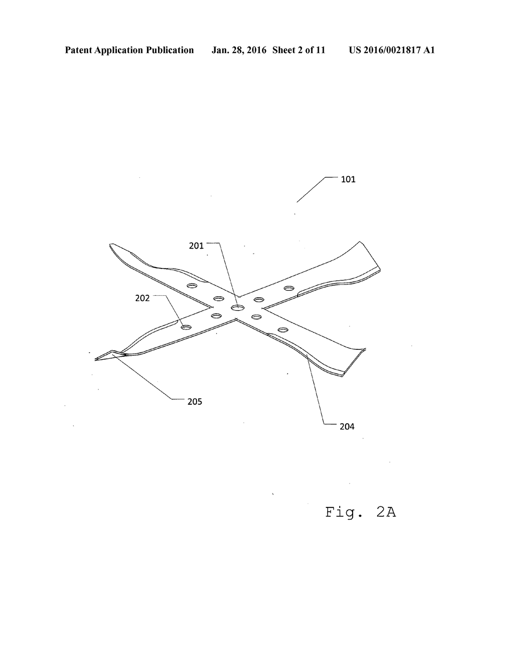 Mower Blade for Optimizing a Lawnmower - diagram, schematic, and image 03