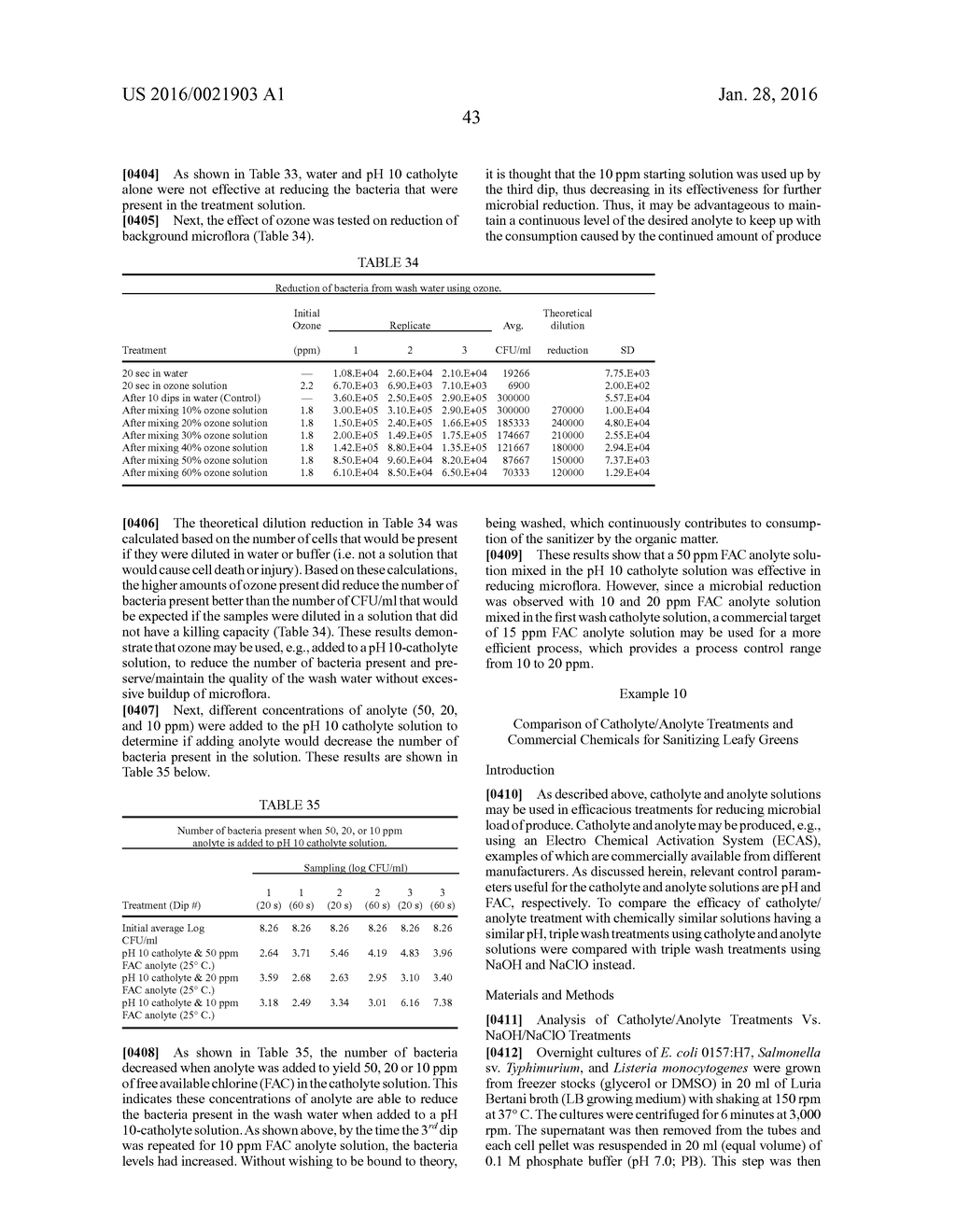 METHOD FOR SANITIZING FRESH PRODUCE - diagram, schematic, and image 62