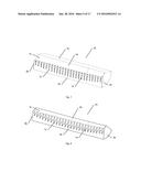 Molded Cosmetic Applicators With Perforated Bristles And Mold Therefor diagram and image