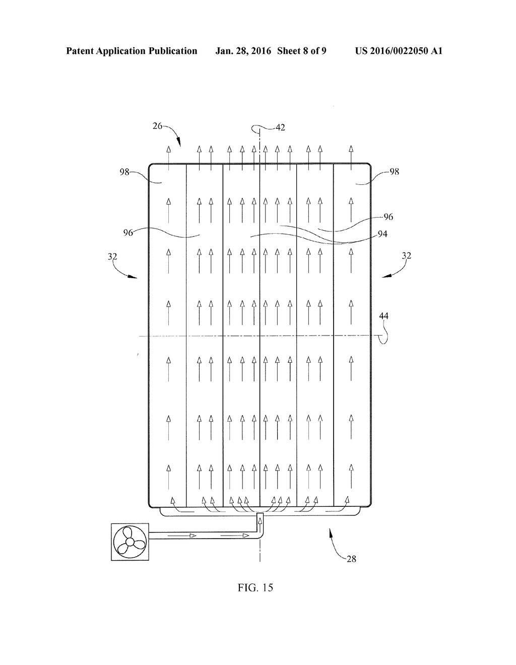 MATTRESS TOPPER WITH VARYING FLOW RESISTANCE - diagram, schematic, and image 09