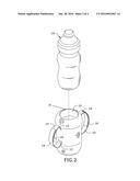 BEVERAGE CUP HOLDER WITH SEPARABLE HANDLES diagram and image