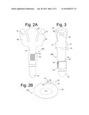 DISPOSABLE VENOUS TOURNIQUETS WITH REMOVABLE INDICIA-BEARING PORTION AND     METHODS OF USE diagram and image