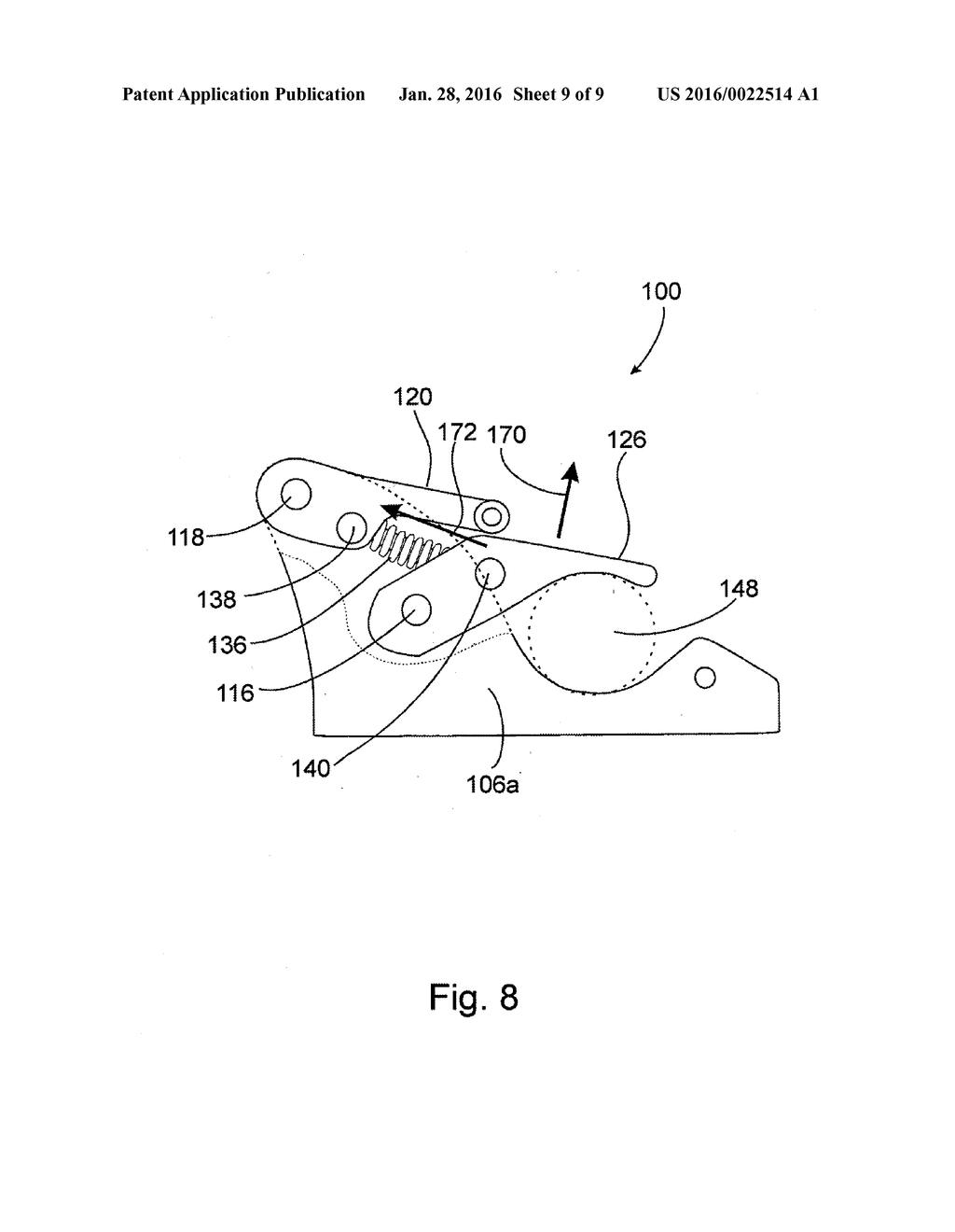 Quick Release Clamp for Stretcher Carriers and the Like - diagram, schematic, and image 10