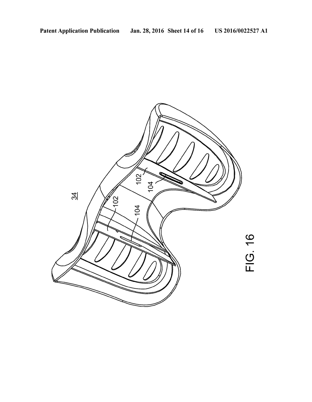 DEVICE FOR RELIEVING OR PREVENTING LOWER BACK PAIN - diagram, schematic, and image 15