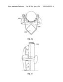 STATIONARY SELF-MASSAGE APPARATUS FOR ATTACHMENT TO VARIOUS STABALIZING     SURFACES diagram and image