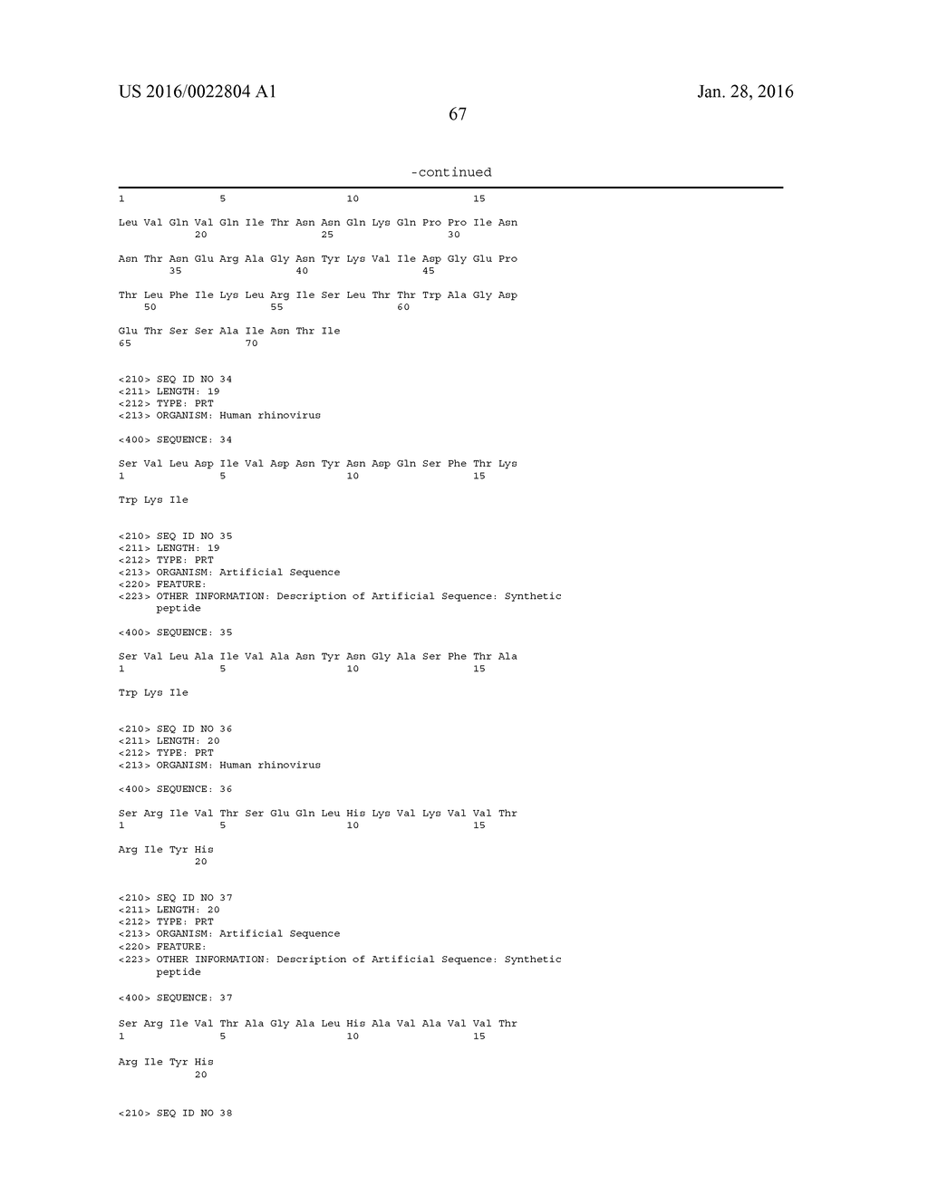 Immunogenic Human Rhinovirus (HRV) Compositions - diagram, schematic, and image 79