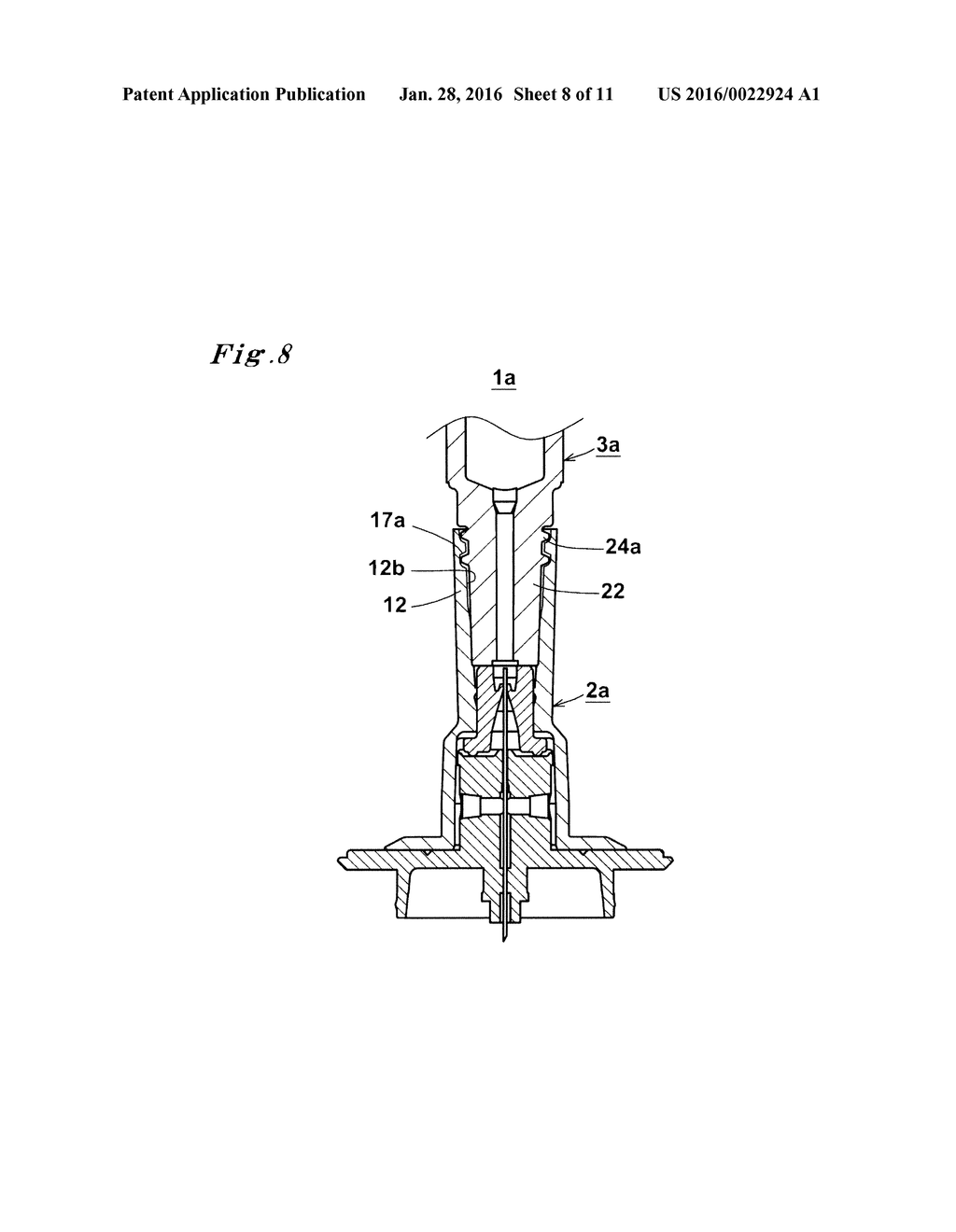 INJECTION NEEDLE ASSEMBLY AND DRUG INJECTION DEVICE - diagram, schematic, and image 09