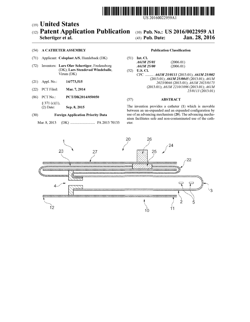 A CATHETER ASSEMBLY - diagram, schematic, and image 01