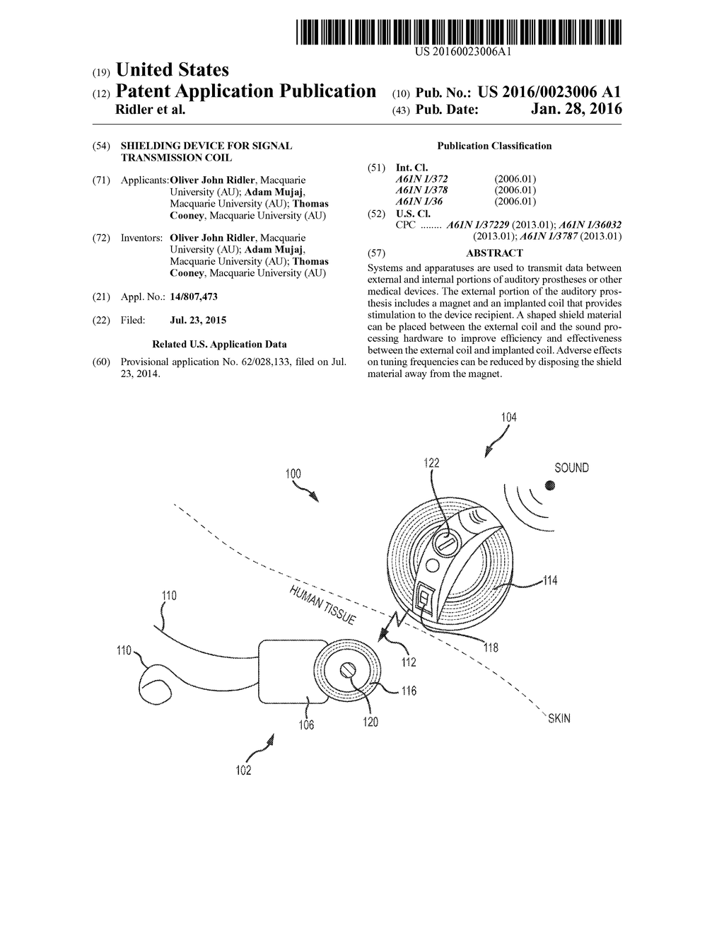 SHIELDING DEVICE FOR SIGNAL TRANSMISSION COIL - diagram, schematic, and image 01