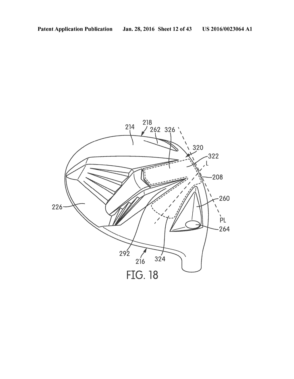 GOLF CLUB AND GOLF CLUB HEAD STRUCTURES - diagram, schematic, and image 13