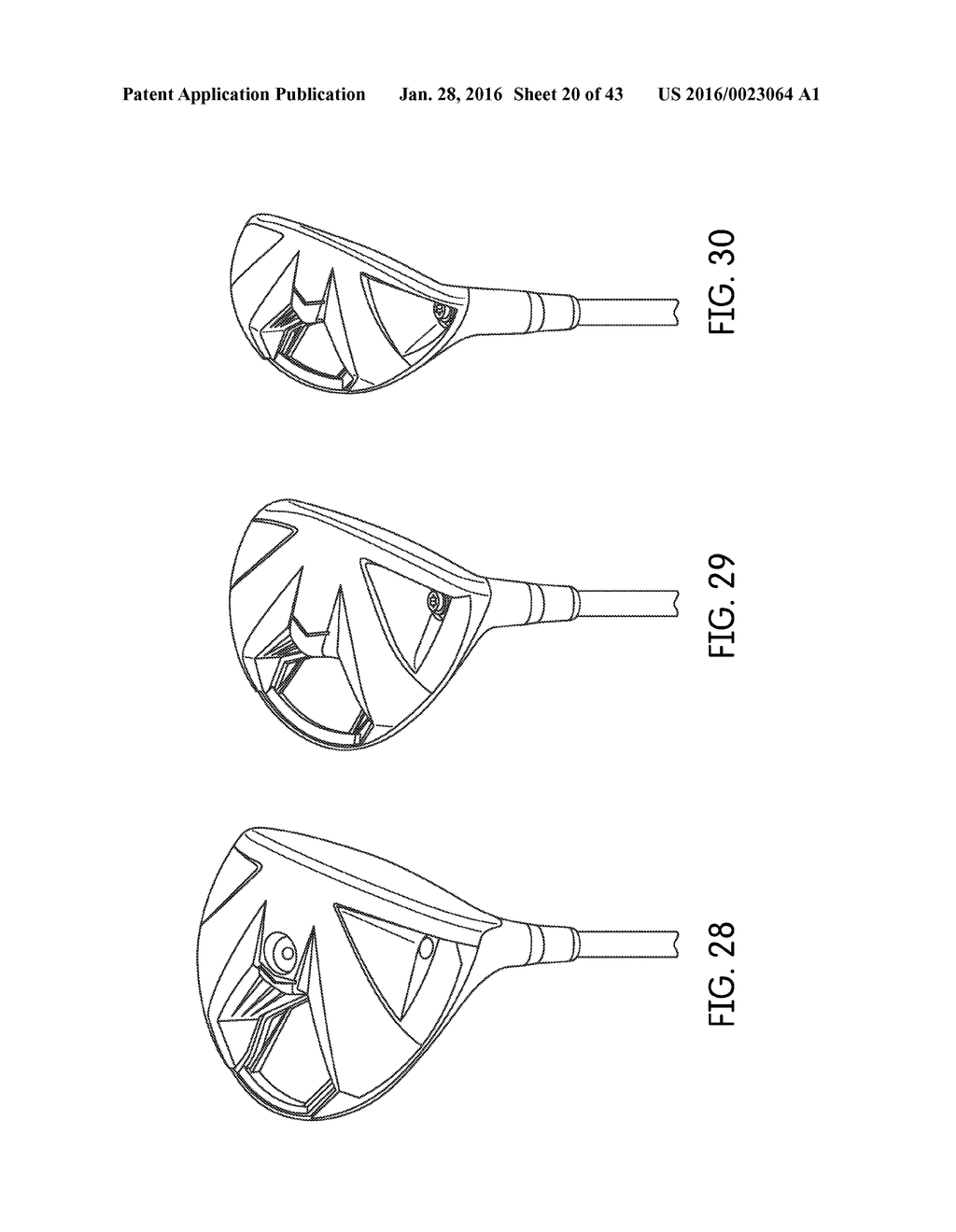GOLF CLUB AND GOLF CLUB HEAD STRUCTURES - diagram, schematic, and image 21