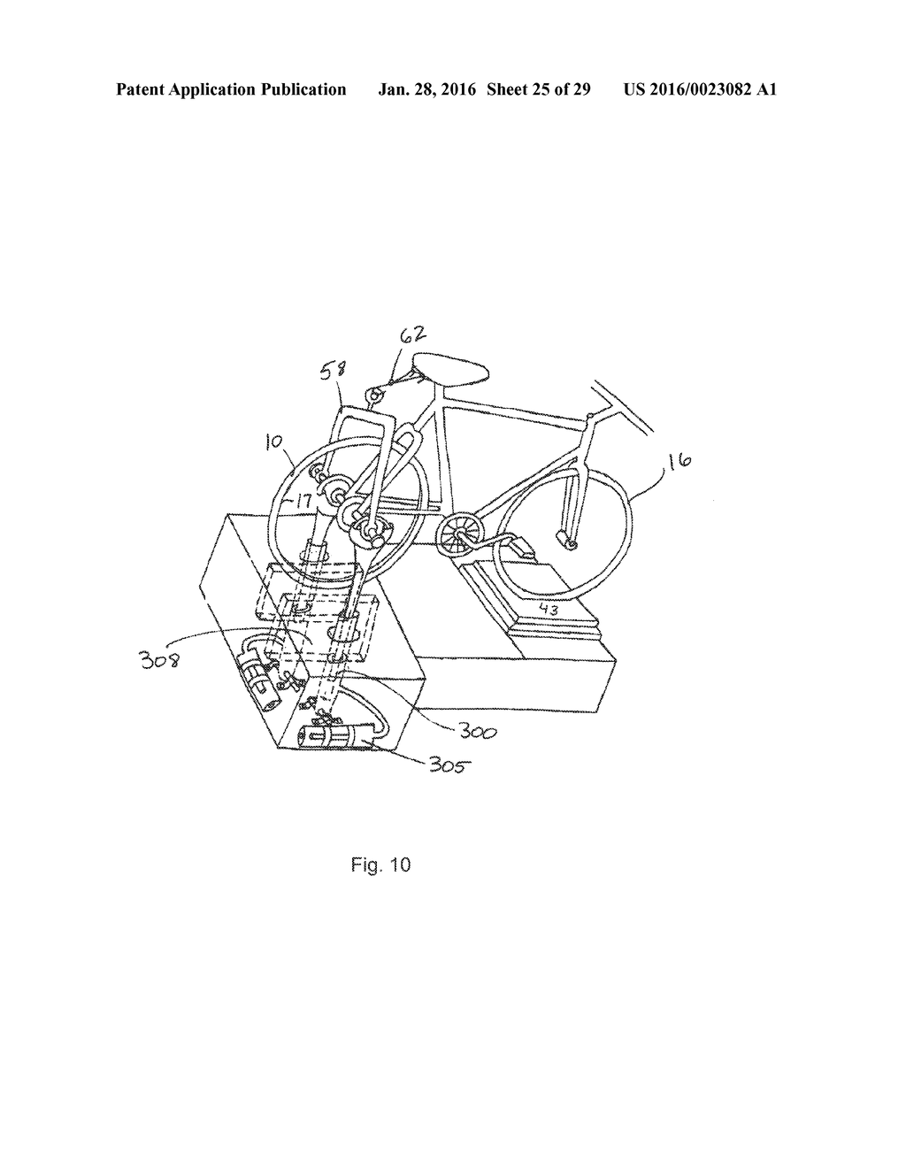 Bicycle Trainer with Variable Magnetic Resistance to Pedaling - diagram, schematic, and image 26