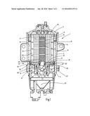 FILTER DEVICE AND FILTER ELEMENT PROVIDED THEREFOR diagram and image