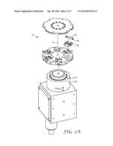 FLY-CUTTING HEAD, SYSTEM AND METHOD, AND TOOLING AND SHEETING PRODUCED     THEREWITH diagram and image