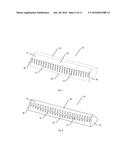 Molded Cosmetic Applicators With Perforated Bristles And Mold Therefor diagram and image