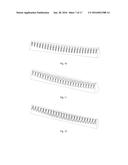 Molded Cosmetic Applicators With Perforated Bristles And Mold Therefor diagram and image