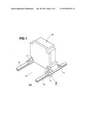 MOVABLE PLATEN SUPPORT STRUCTURE FOR INJECTION MOLDING APPARATUS diagram and image