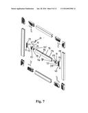 Method and apparatus for producing a custom sized canvas stretcher frame diagram and image