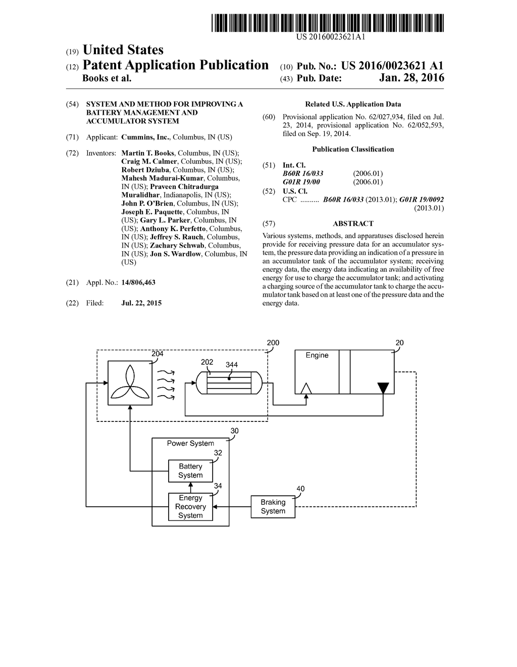 SYSTEM AND METHOD FOR IMPROVING A BATTERY MANAGEMENT AND ACCUMULATOR     SYSTEM - diagram, schematic, and image 01