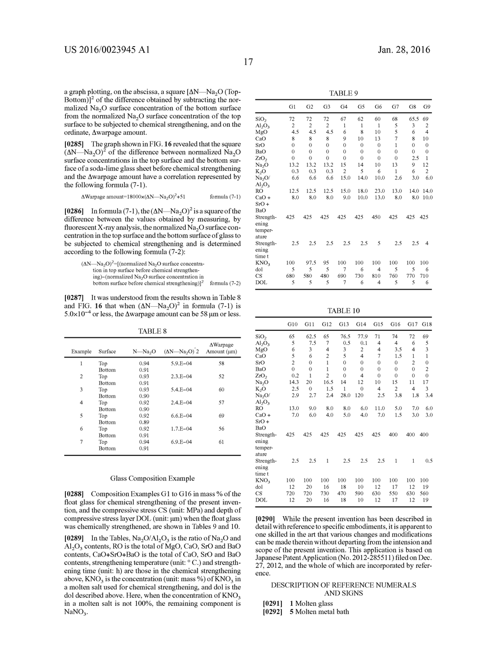 FLOAT GLASS FOR CHEMICAL STRENGTHENING - diagram, schematic, and image 34