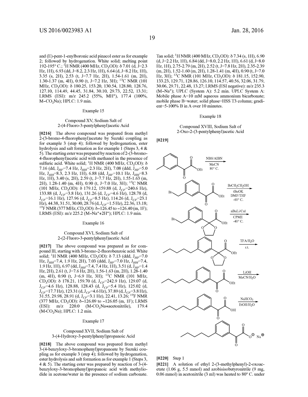 SUBSTITUTED AROMATIC COMPOUNDS FOR THE TREATMENT OF PULMONARY FIBROSIS,     LIVER FIBROSIS,SKIN FIBROSIS AND CARDIAC FIBROSIS - diagram, schematic, and image 38