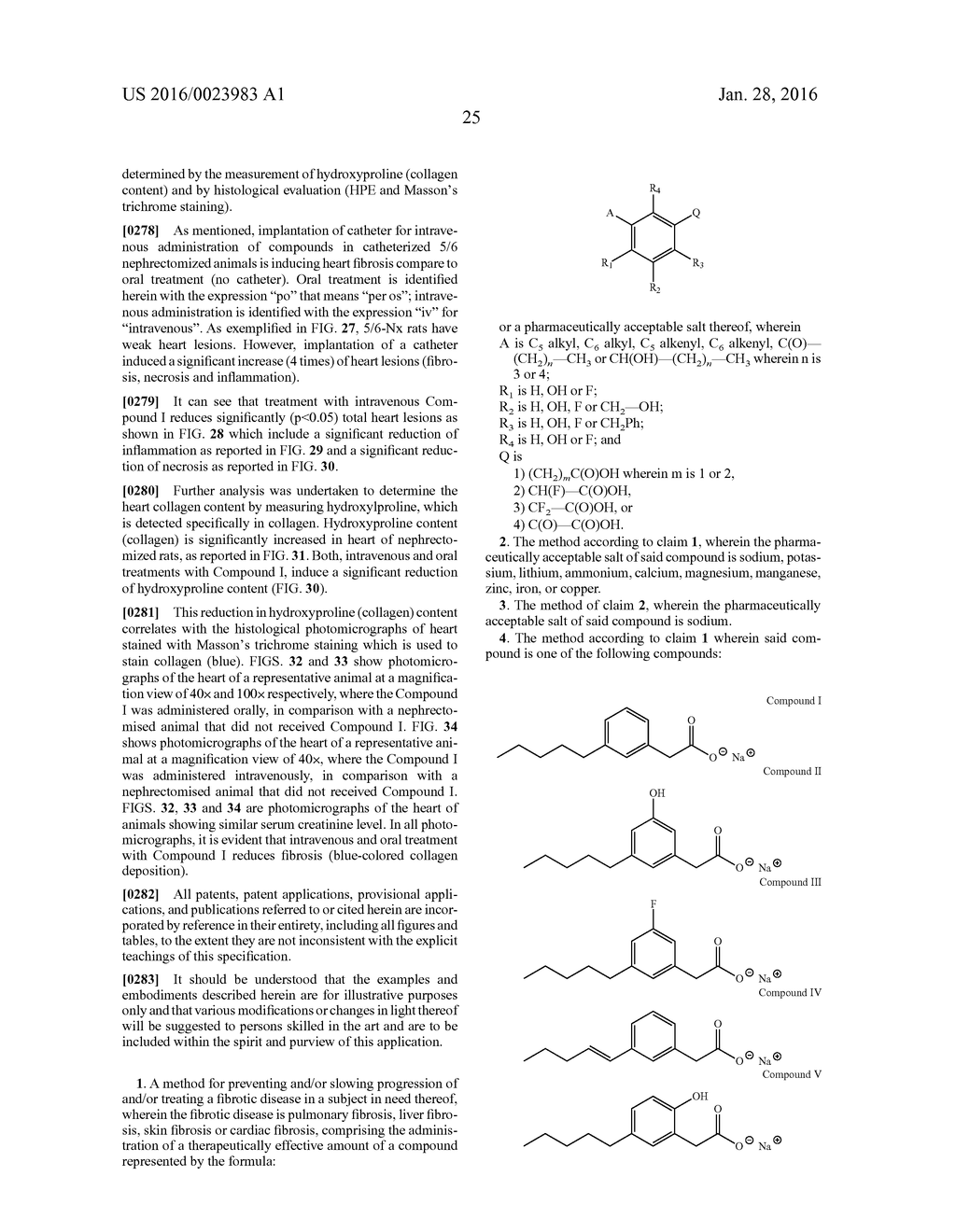 SUBSTITUTED AROMATIC COMPOUNDS FOR THE TREATMENT OF PULMONARY FIBROSIS,     LIVER FIBROSIS,SKIN FIBROSIS AND CARDIAC FIBROSIS - diagram, schematic, and image 44