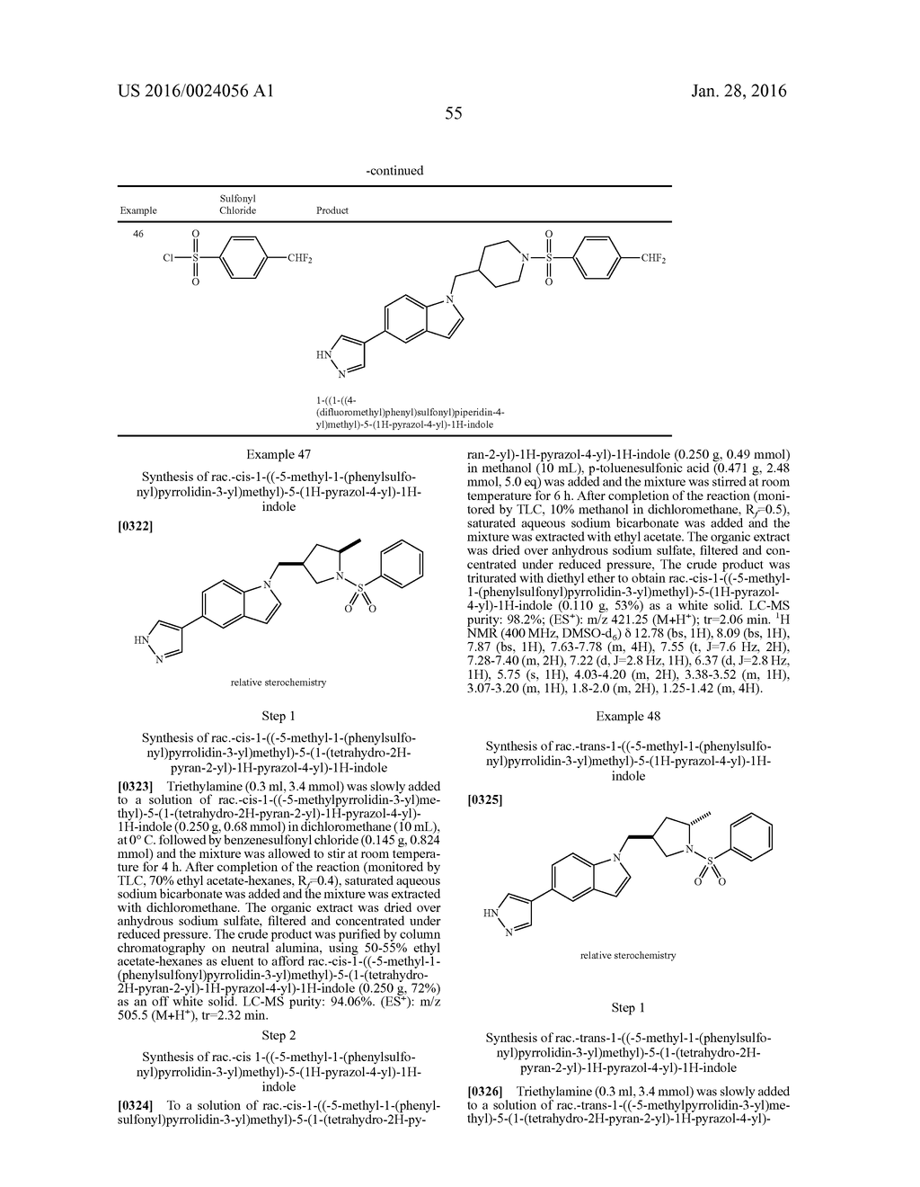 SULFONAMIDE RETINOIC ACID RECEPTOR-RELATED ORPHAN RECEPTOR MODULATORS AND     USES THEREOF - diagram, schematic, and image 56