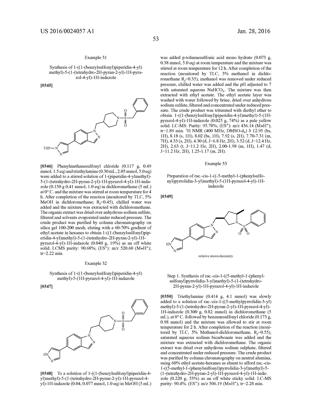 INDAZOLE RETINOIC ACID RECEPTOR-RELATED ORPHAN RECEPTOR MODULATORS AND     USES THEREOF - diagram, schematic, and image 54