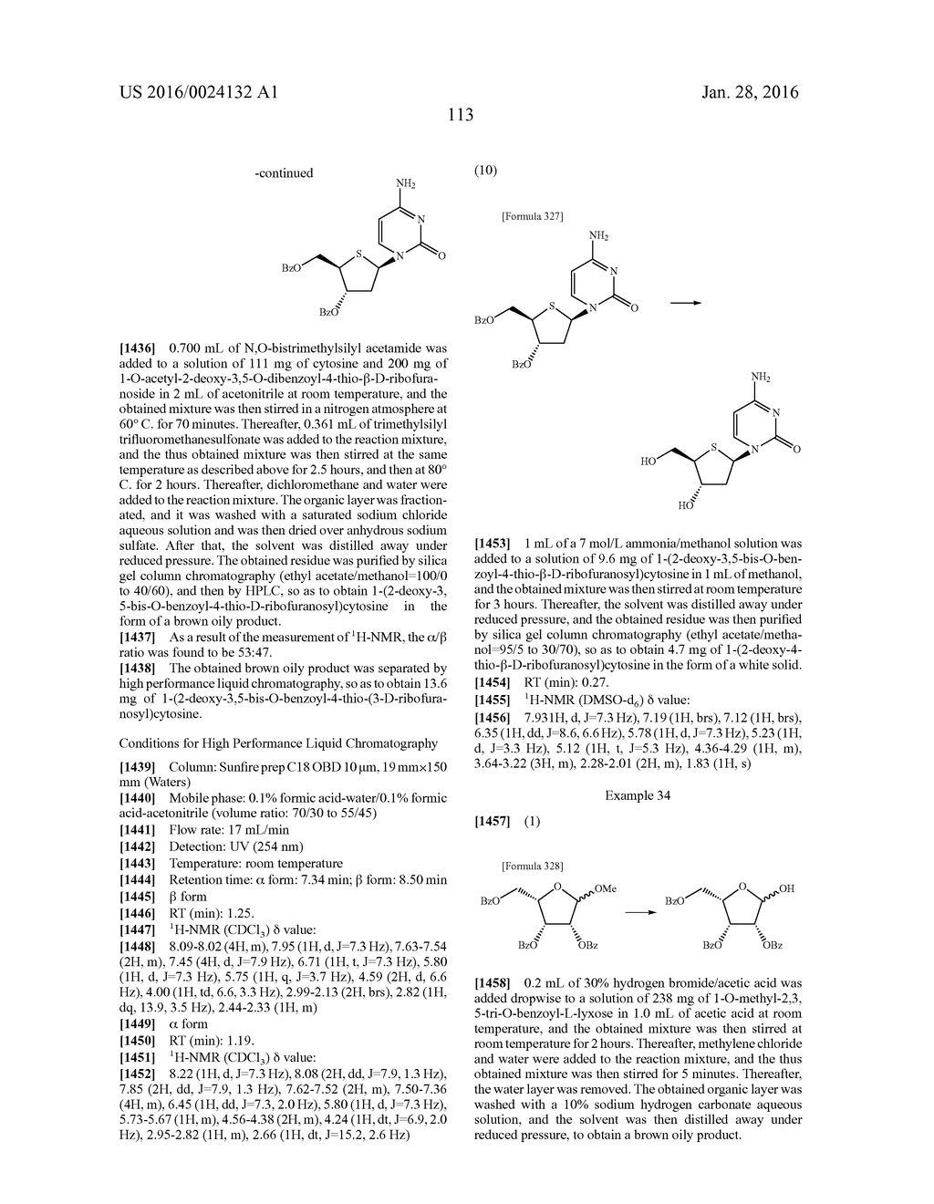 SYNTHETIC INTERMEDIATE OF 1-(2-DEOXY-2-FLUORO-4-THIO- -D-ARABINOFURANOSYL)     CYTOSINE, SYNTHETIC INTERMEDIATE OF THIONUCLEOSIDE, AND METHOD FOR     PRODUCING THE SAME - diagram, schematic, and image 114