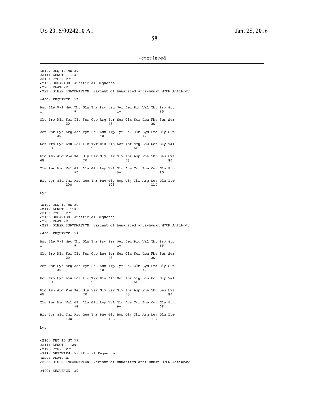 ANTI-H7CR ANTIBODIES - diagram, schematic, and image 85