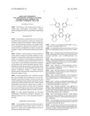 GREEN POLYTHIOPHENE ELECTROCHROMIC MATERIALS, METHOD FOR PREPARATION     THEREOF, AND ASSEMBLY COMPRISING THE SAME diagram and image