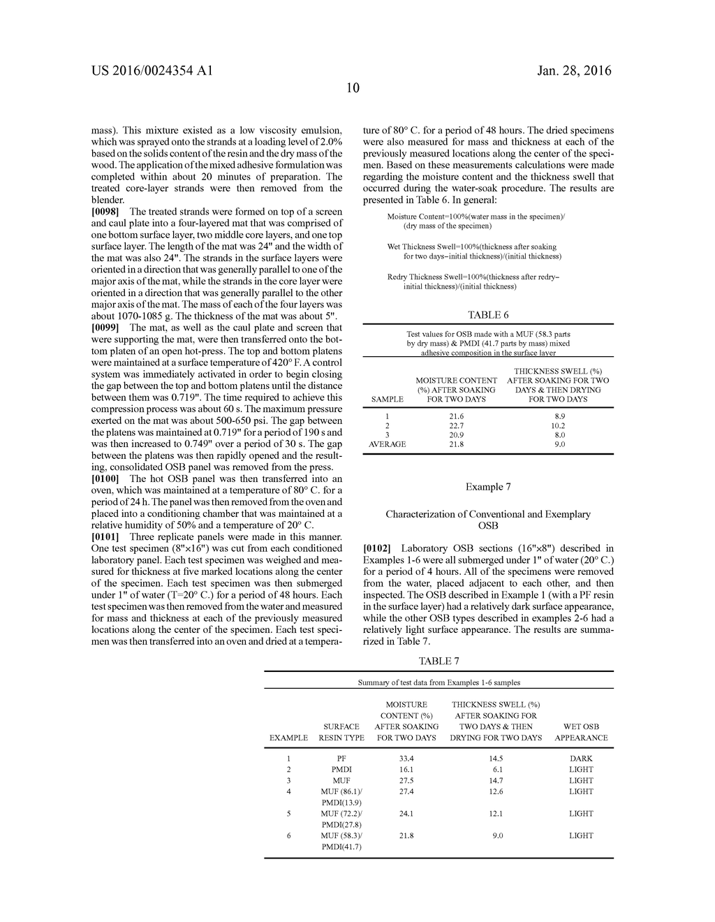 BONDING RESIN FOR WOOD-BASED COMPOSITES PROVIDING LIGHT COLORING, LOW     PLATEN STICKING, AND WATER RESISTANCE - diagram, schematic, and image 12