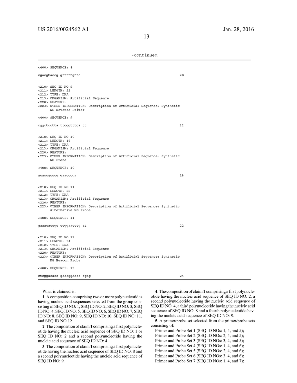 POLYNUCLEOTIDES FOR THE AMPLIFICATION AND DETECTION OF CHLAMYDIA     TRACHOMATIS AND NEISSERIA GONORRHOEAE - diagram, schematic, and image 14