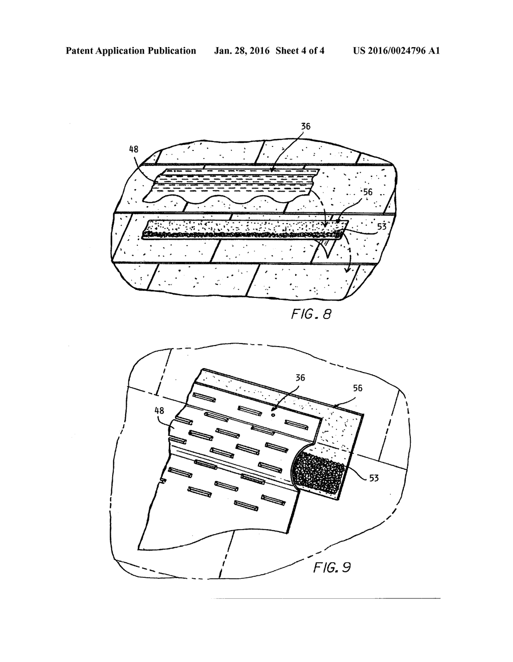 Shingle Inserts And Method For Eliminating And Preventing Growth Of Algae,     Moss, Or Lichens On A Roof - diagram, schematic, and image 05