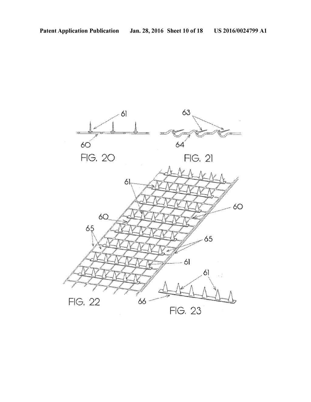 DEVICES AND METHODS TO PROVIDE AIR CIRCULATION SPACE PROXIMATE TO     INSULATION MATERIAL - diagram, schematic, and image 13