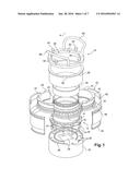 TOOL FOR FITTING AN INNER BEARING RACE CARRYING A BEARING CAGE AND SCREWS     FOR RETAINING IN A TURBOMACHINE diagram and image