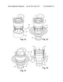 TOOL FOR FITTING AN INNER BEARING RACE CARRYING A BEARING CAGE AND SCREWS     FOR RETAINING IN A TURBOMACHINE diagram and image