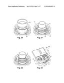 TOOL FOR FITTING AN INNER BEARING RACE CARRYING A BEARING CAGE AND SCREWS     FOR RETAINING IN A TURBOMACHINE diagram and image