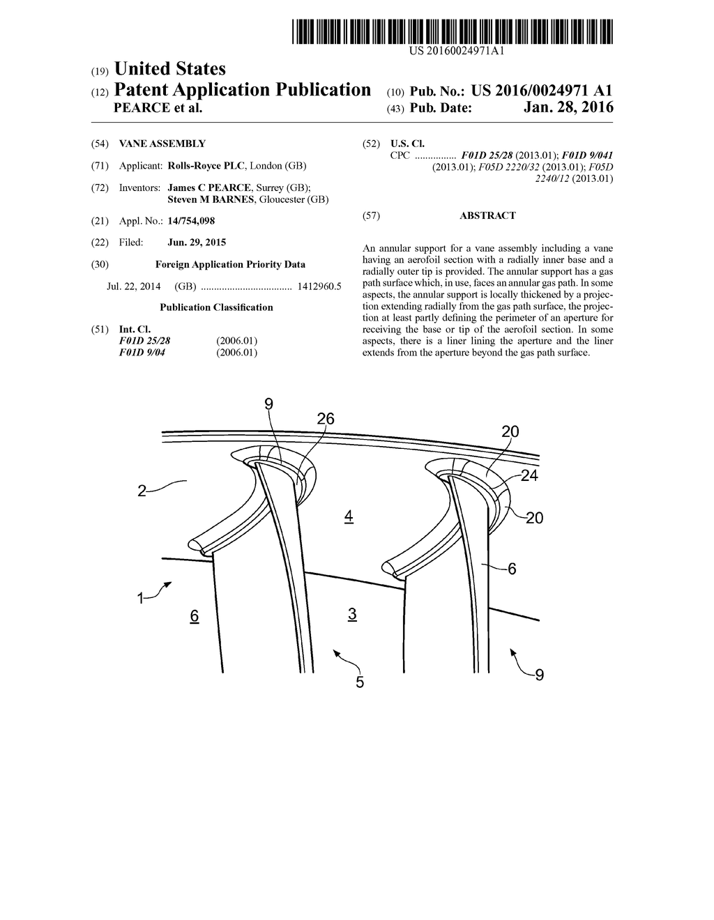 VANE ASSEMBLY - diagram, schematic, and image 01