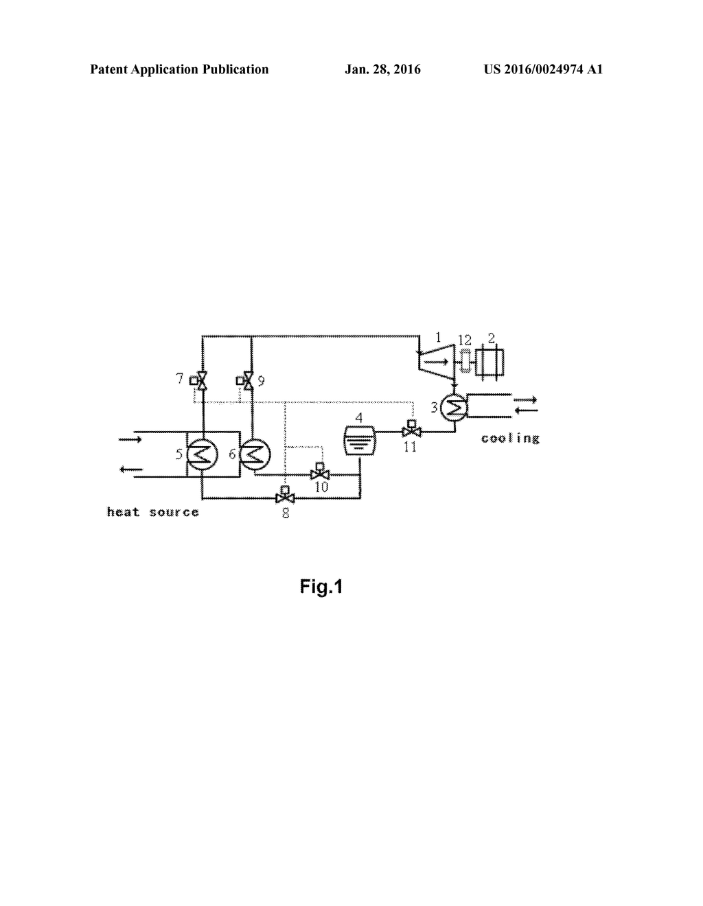 PASSIVE LOW TEMPERATURE HEAT SOURCES ORGANIC WORKING FLUID POWER     GENERATION METHOD - diagram, schematic, and image 02