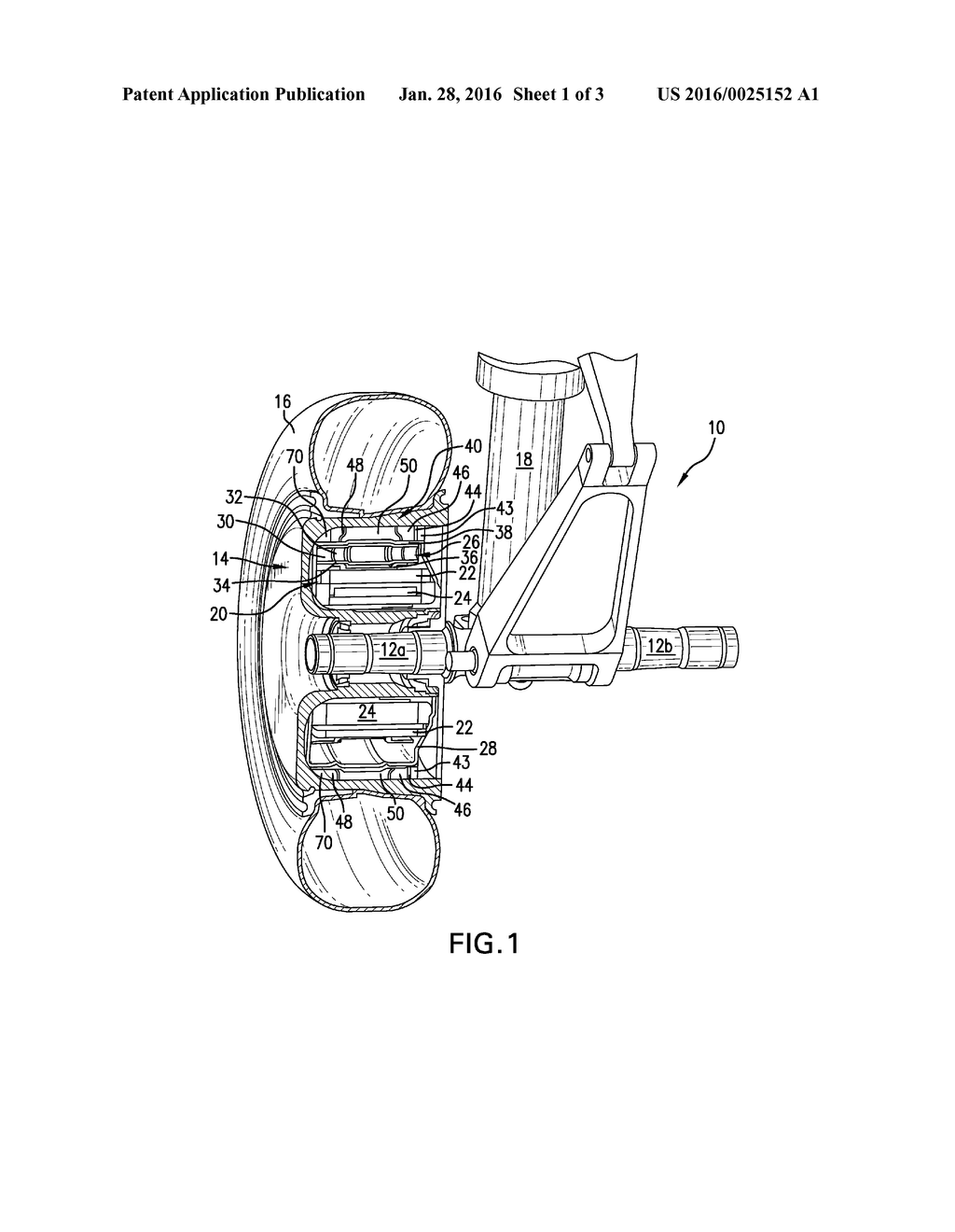 CLUTCH FOR NON-ENGINE POWERED VEHICLE DRIVE WHEEL - diagram, schematic, and image 02