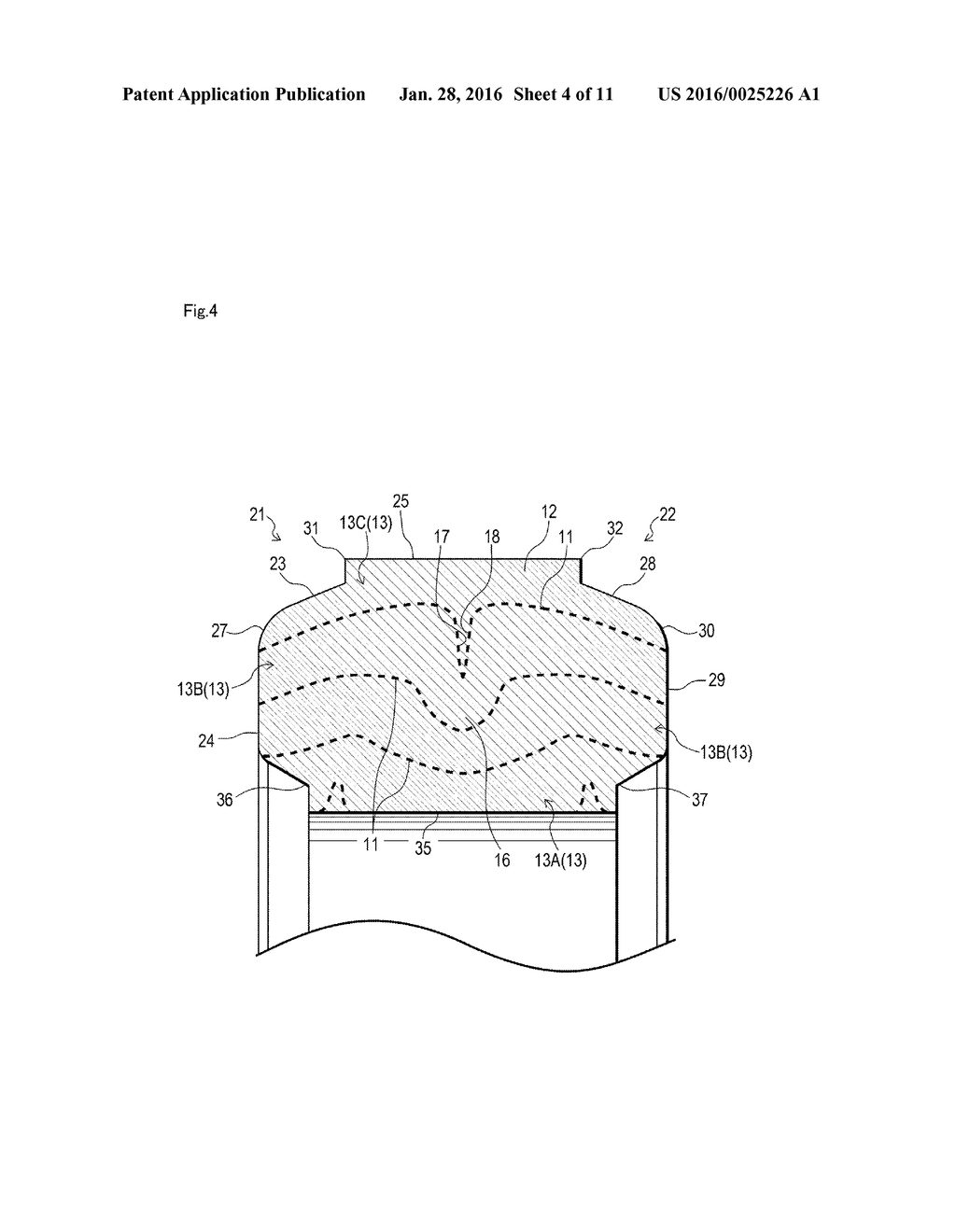 GASKET AND METHOD OF PRODUCING GASKET - diagram, schematic, and image 05