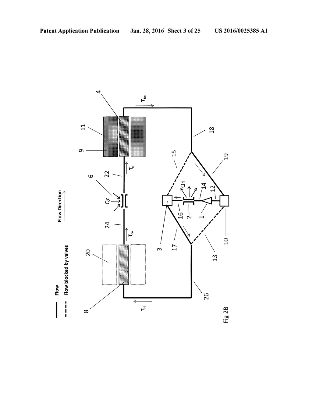 MAGNETIC REFRIGERATION SYSTEM WITH SEPARATED INLET AND OUTLET FLOW - diagram, schematic, and image 04