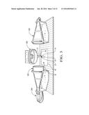 METHOD AND SYSTEM FOR OPTICALLY INSPECTING A MANUFACTURED PART AT A SINGLE     INSPECTION STATION HAVING A MEASUREMENT AXIS diagram and image