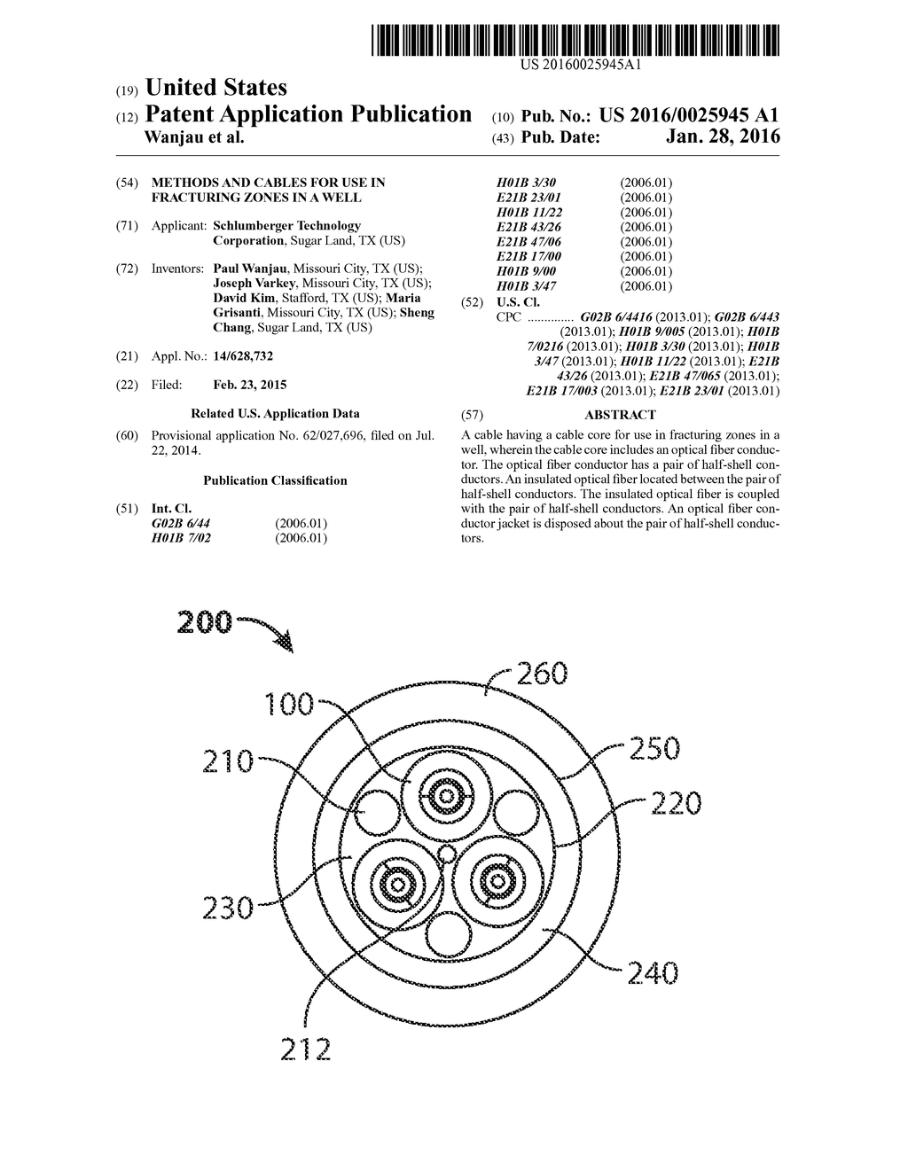 Methods and Cables for Use in Fracturing Zones in a Well - diagram, schematic, and image 01