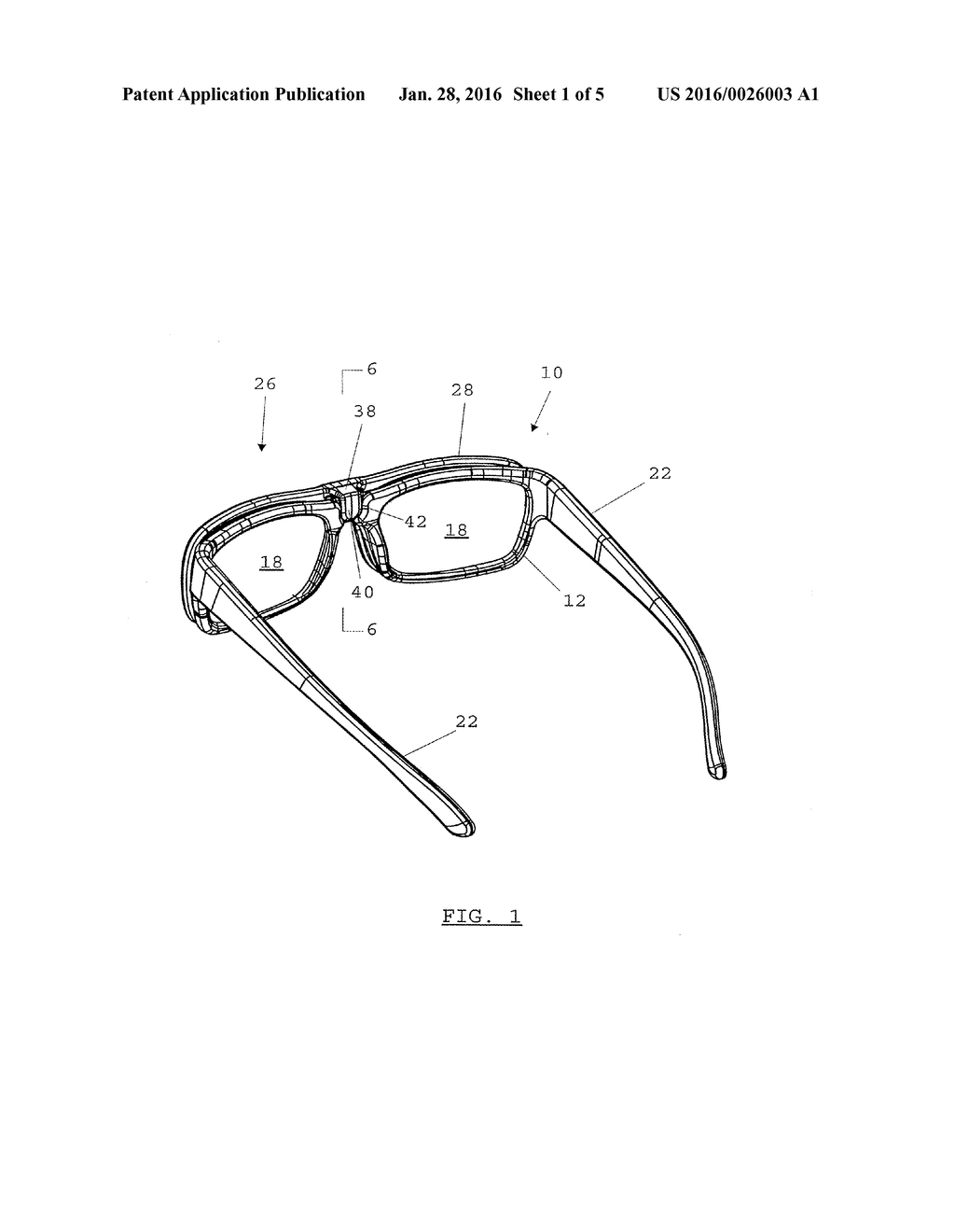 EYEWEAR HAVING MAGNETIC CLIP-ON LENSES - diagram, schematic, and image 02