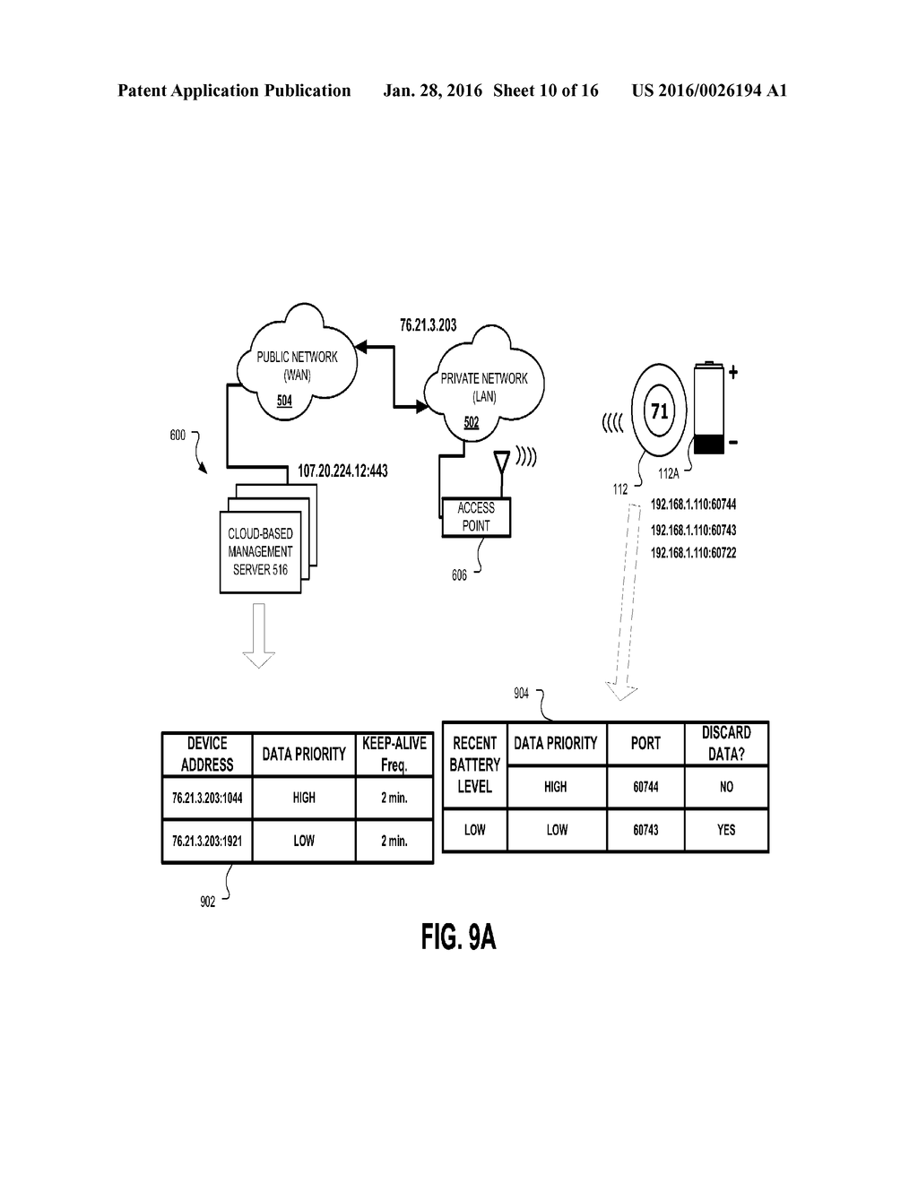 METHODS AND SYSTEMS FOR DATA INTERCHANGE BETWEEN A NETWORK-CONNECTED     THERMOSTAT AND CLOUD-BASED MANAGEMENT SERVER - diagram, schematic, and image 11