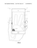 SHADELESS TOUCH HAND-HELD ELECTRONIC DEVICE AND TOUCH-SENSING COVER     THEREOF diagram and image