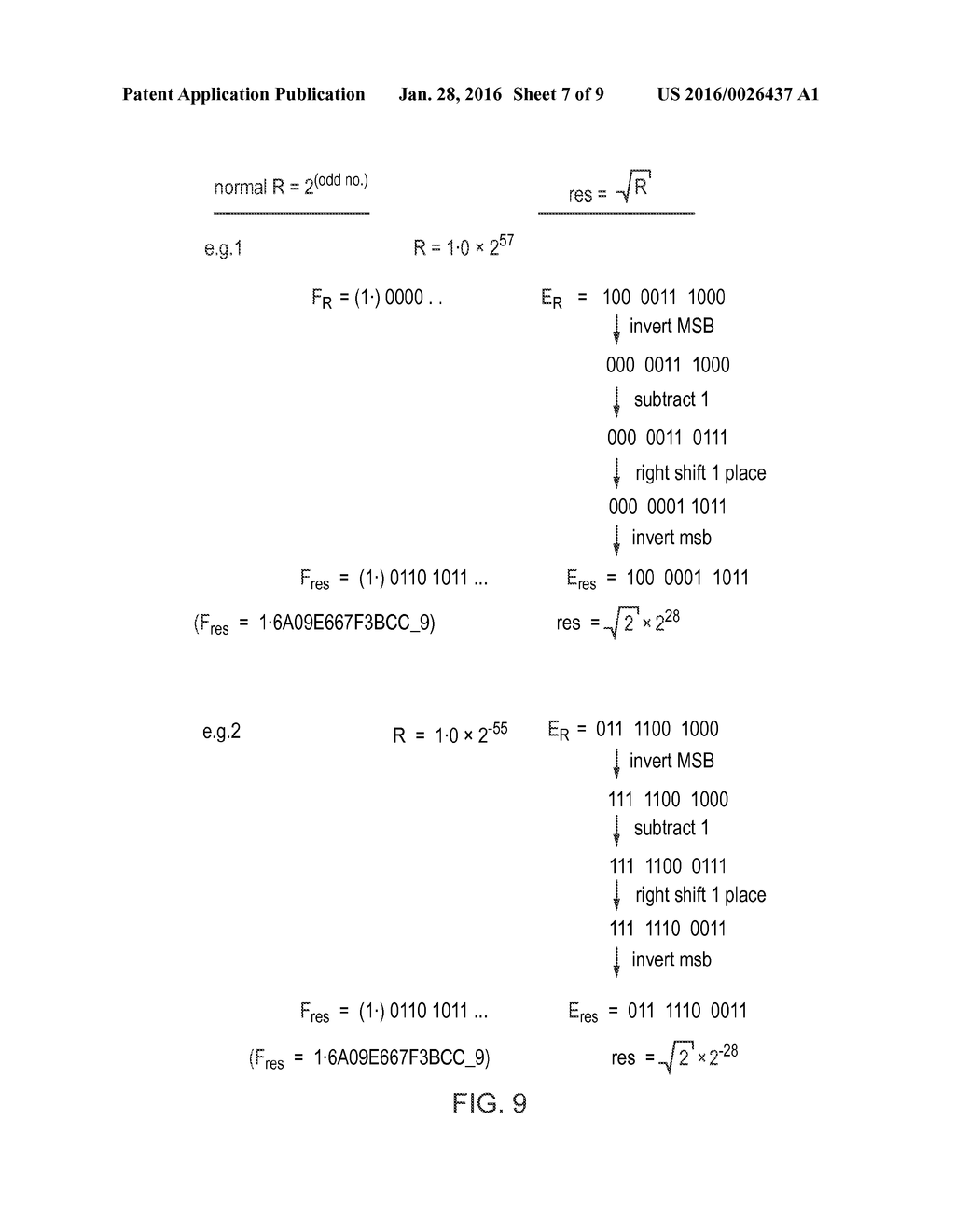 APPARATUS AND METHOD FOR PERFORMING FLOATING-POINT SQUARE ROOT OPERATION - diagram, schematic, and image 08