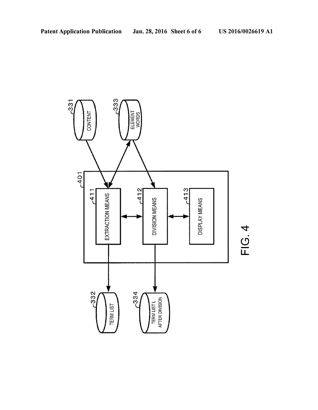 METHOD, SYSTEM, AND COMPUTER PROGRAM PRODUCT FOR DIVIDING A TERM WITH     APPROPRIATE GRANULARITY - diagram, schematic, and image 07